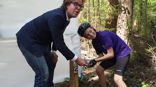 Opening Kinder MTB route Ede