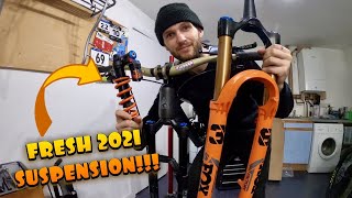 UNBOXING AND INSTALLING 2021 FOX SUSPENSION!!!