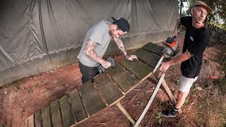 Mountainbike SPRUNG AUS HOLZ bauen für...