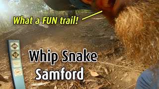 Wiping out on Whip Snake - Samford