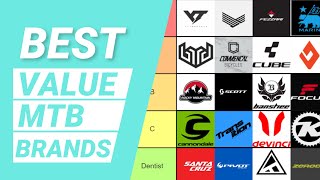 Best Value Mountain Bike Brands | MTB TIER LIST