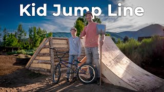 New Kids Backyard Jump Line - Fine Tuning and...