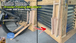 HOW TO BUILD A WOODEN FOLDING BIKE STAND:...