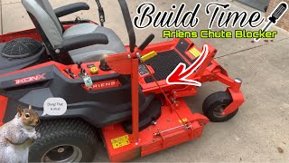 HOW I BUILT AN ARIENS IconX ZERO TURN CHUTE...