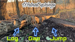 BUILDING A MOUNTAIN BIKE GAP JUMP OVER A LOG