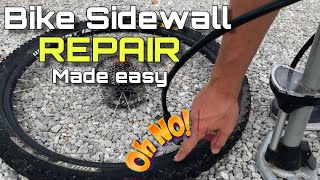 BIKE TIRE SIDEWALL HACK: Super Cheap and Easy