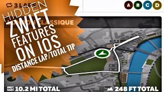 Hidden Zwift Features on iOS: Distance...