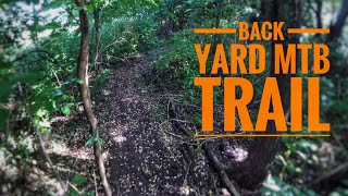 Building a Backyard Mountain Biking Trail 1st...