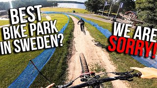 MTB BIKE PARK CARNAGE AND DOWNHILL CARS! *how...