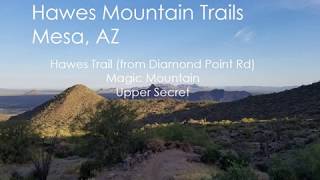 Mountain Biking Hawes Trail System. Mesa, AZ