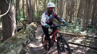MTB on the Mississippi Valley Trail.