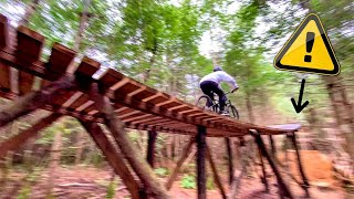 Would YOU Ride This Epic Wooden MTB Trail?