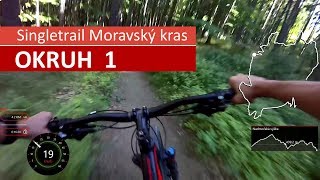 Singletrail Moravský kras - Okruh 1 (celý, 2017)