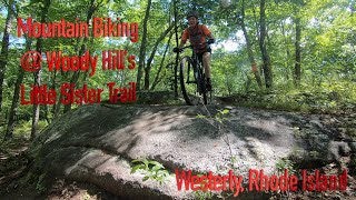 Mountain Biking Little Sister @ Woody Hill