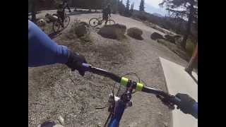 Mountain biking: Trail 7 to Old Fort Point...
