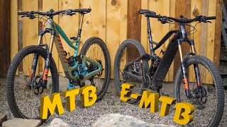 Riding two versions of the SAME BIKE (e-bike...