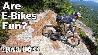 E-BIKING WITH A RED BULL PRO ON DEATH DEFYING...