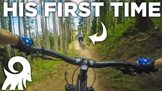 His First Time at a Bike Park! // Deer Valley...