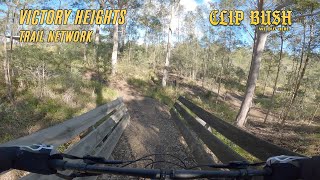 Dodging Puddles at Victory Heights Trail...
