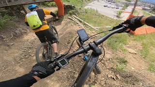 Piste VTT DH WOODY WOODBIKER - Les Carroz Bike...