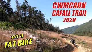 FAT BIKING in Wales | CWMCARN Cafall Red MTB Trail