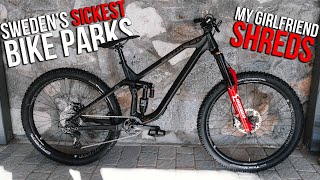 RIDING MY NEW BIKE AT THE BEST BIKE PARKS IN...