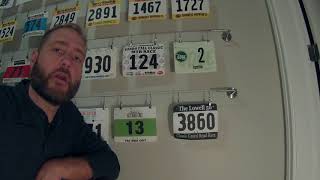 MTB Race Number Plate Wall Installation