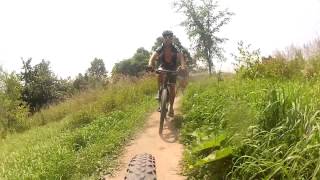 Evan & Neil at Upper Macatawa MTB Trail
