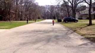 Avery learns how to ride a bike!