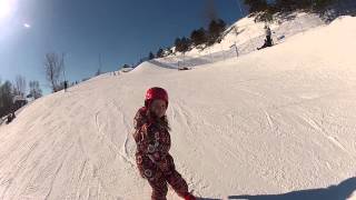 Paige Learns to Ski at Cannonsburg