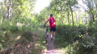 John Washes Out - Winona Lake Mountain Bike Trail