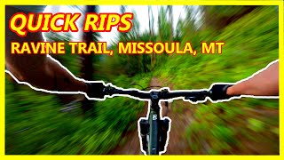 4K MTB POV Ravine Trail | QUICK RIPS | Live...