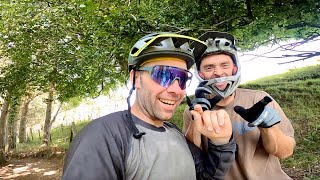 RIDING THE FAMOUS TIRPENTWYS TRAILS, DEAKS N...