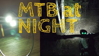 Mountain Biking at Night