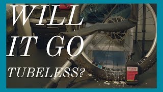Will a non--tubeless tire go tubeless?