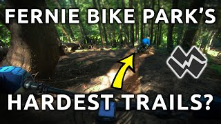 Checking out the STEEPEST trails at Fernie...