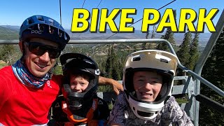 8 year old kid SHREDDING at Deer Valley bike park!