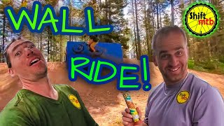 Bike Park Wall Ride Competition!! (we...