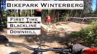 Bikepark Winterberg mein erstes mal Black line...