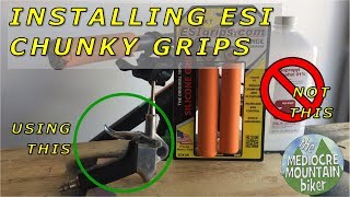 How to Install ESI Chunky Grips without Alcohol
