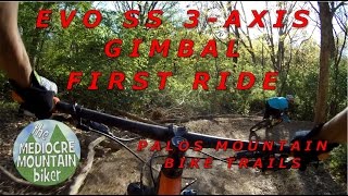 EVO SS 3-Axis Gimbal First Ride with SJCAM SJ7...