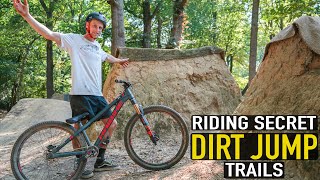 RIDING INSANE SECRET DIRT JUMPS!