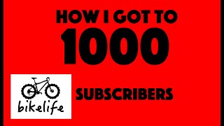 How I Arrived at 1000 Subscribers - My YouTube...