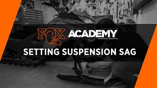 ACADEMY #5: How To Set Sag On Your Sled’s...