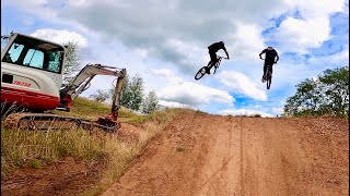 HITTING 45 FOOT MTB JUMPS WITH PRO RIDERS!!! A...