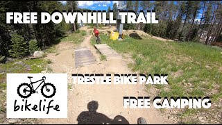 Free Downhill Mountain Bike Trail - Green...