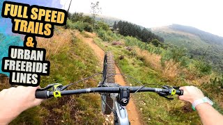 FULL SPEED MTB TRAILS AND HEAVY URBAN FREERIDE...