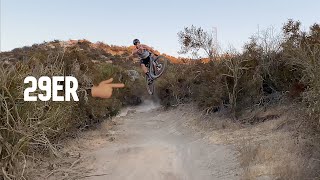 First time riding an Enduro 29er Mountain...