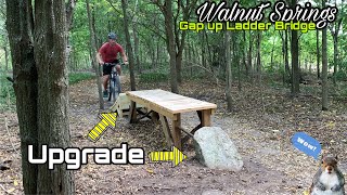 UPGRADING the backyard Mountain Bike Gap Up...