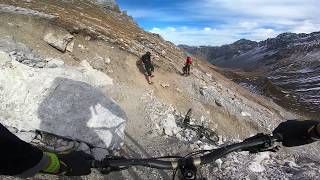 Enduro MTB - crash - bike falls down